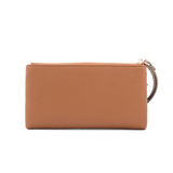 Női pénztárca kézi pánttal – téglabarna