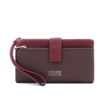 Női pénztárca kézi pánttal – barna