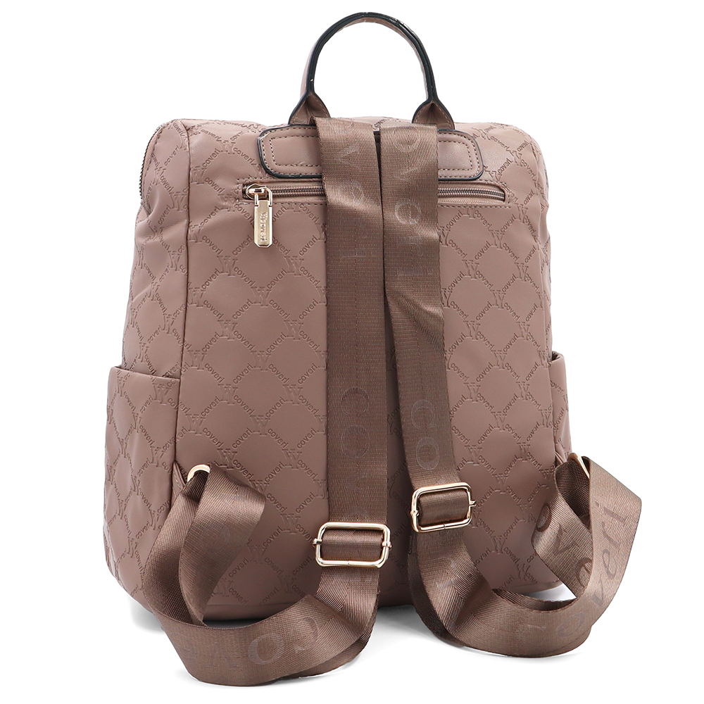 SZETT – Hátizsák + kis női táska – világosbarna