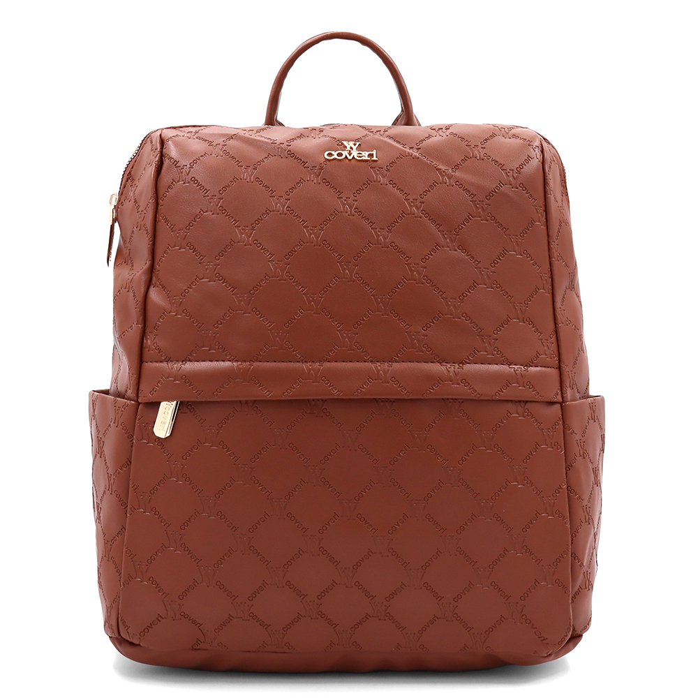 SZETT – Hátizsák + kis női táska – téglabarna