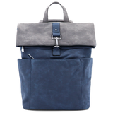 2 az 1-ben – Női hátizsák és táska sok zsebbel – sötétkék