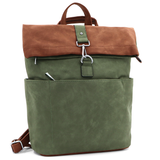 2 az 1-ben – Női hátizsák és táska sok zsebbel – zöld