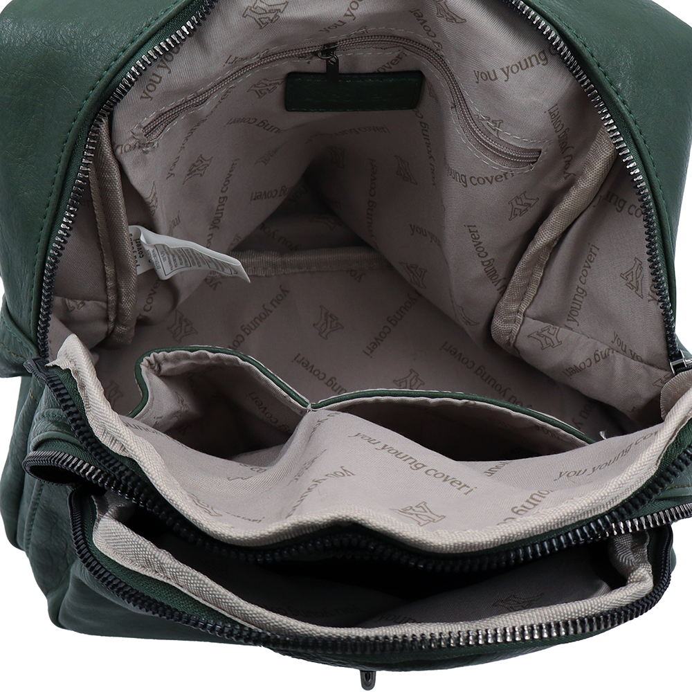 2 az 1-ben – Női hátizsák és táska – zöld