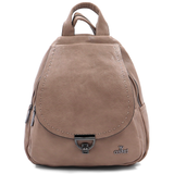 2 az 1-ben – Női hátizsák és táska – világosbarna