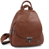 2 az 1-ben – Női hátizsák és táska – téglabarna