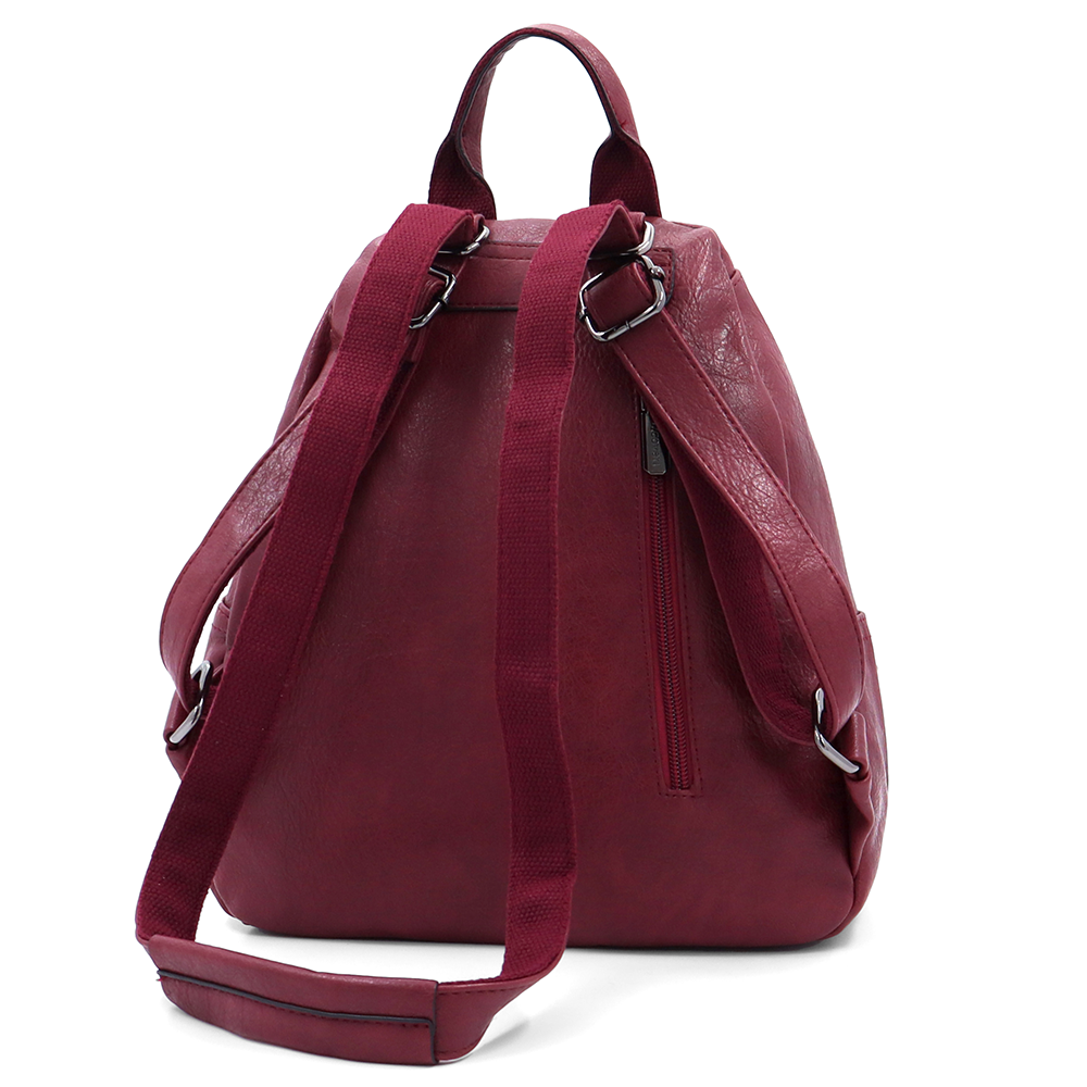 2 az 1-ben – Női hátizsák és táska – bordó