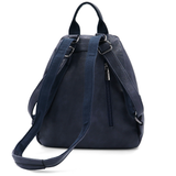2 az 1-ben – Női hátizsák és táska – sötétkék