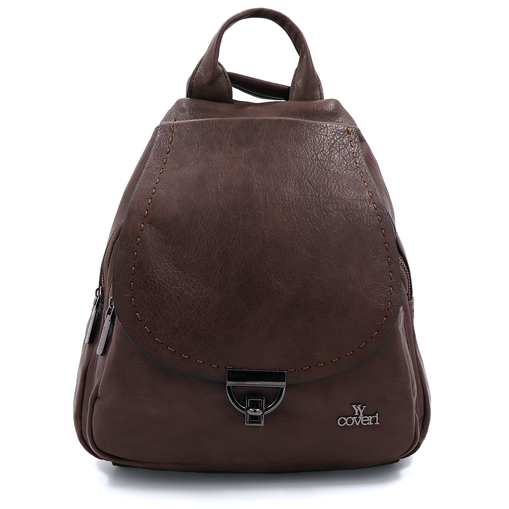 2 az 1-ben – Női hátizsák és táska – barna