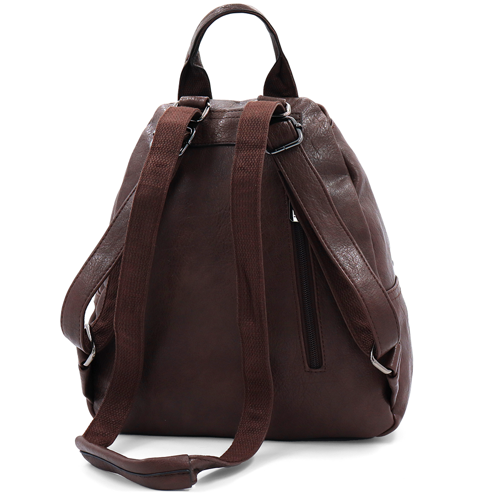 2 az 1-ben – Női hátizsák és táska – barna