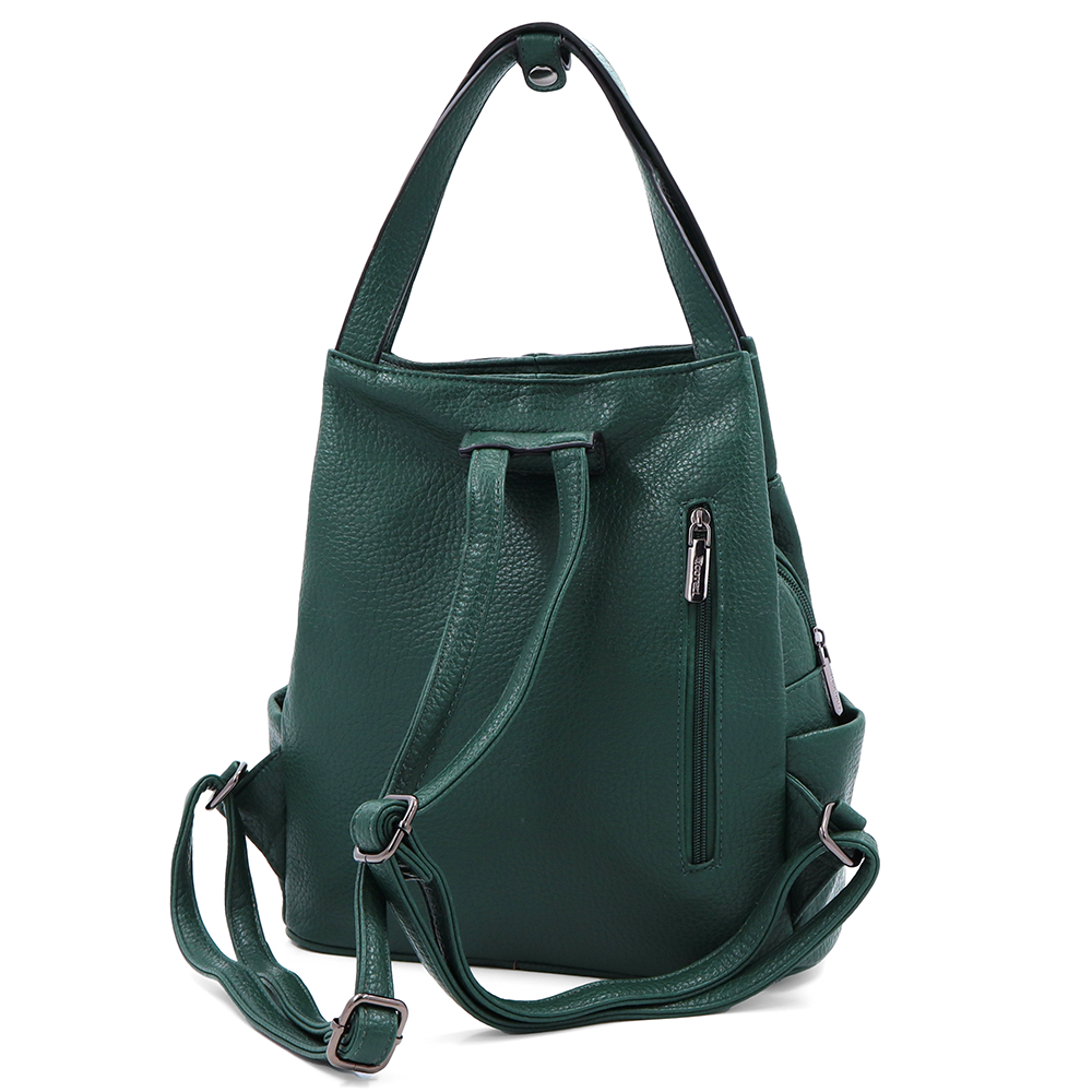 2 az 1-ben – Női hátizsák és táska – zöld