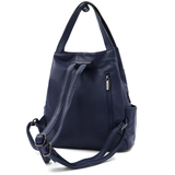 2 az 1-ben – Női hátizsák és táska – sötétkék