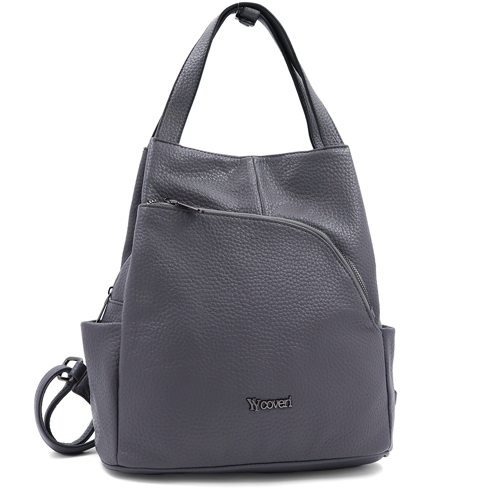 2 az 1-ben – Női hátizsák és táska – szürke