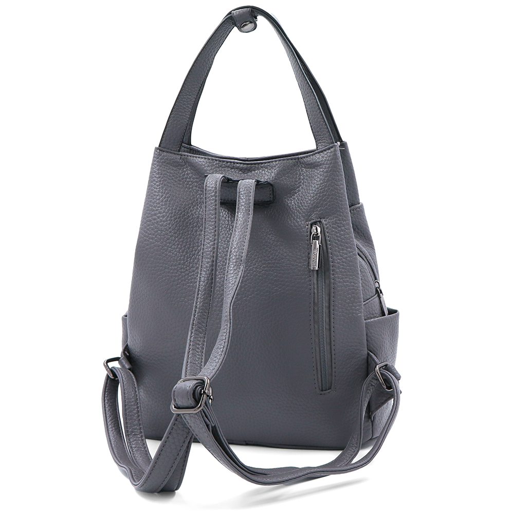 2 az 1-ben – Női hátizsák és táska – szürke