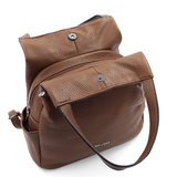 2 az 1-ben – Női hátizsák és táska – világosbarna