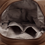 2 az 1-ben – Női hátizsák és táska – világosbarna