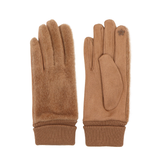 Puha női kesztyű – világosbarna