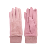Puha női kesztyű – rózsaszín