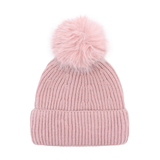 Téli sapka pomponnal – rózsaszín
