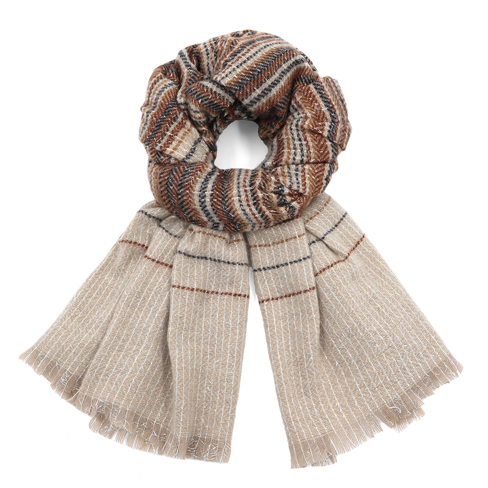 Meleg téli sál – világosbarna