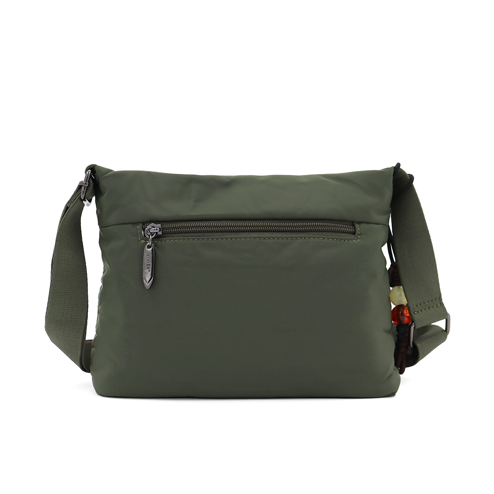 Színes vászontáska vállra – zöld