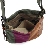 Színes vászontáska vállra – zöld