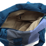 Színes női vászontáska – kék