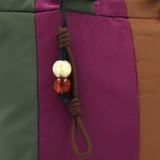 Színes női vászontáska – zöld