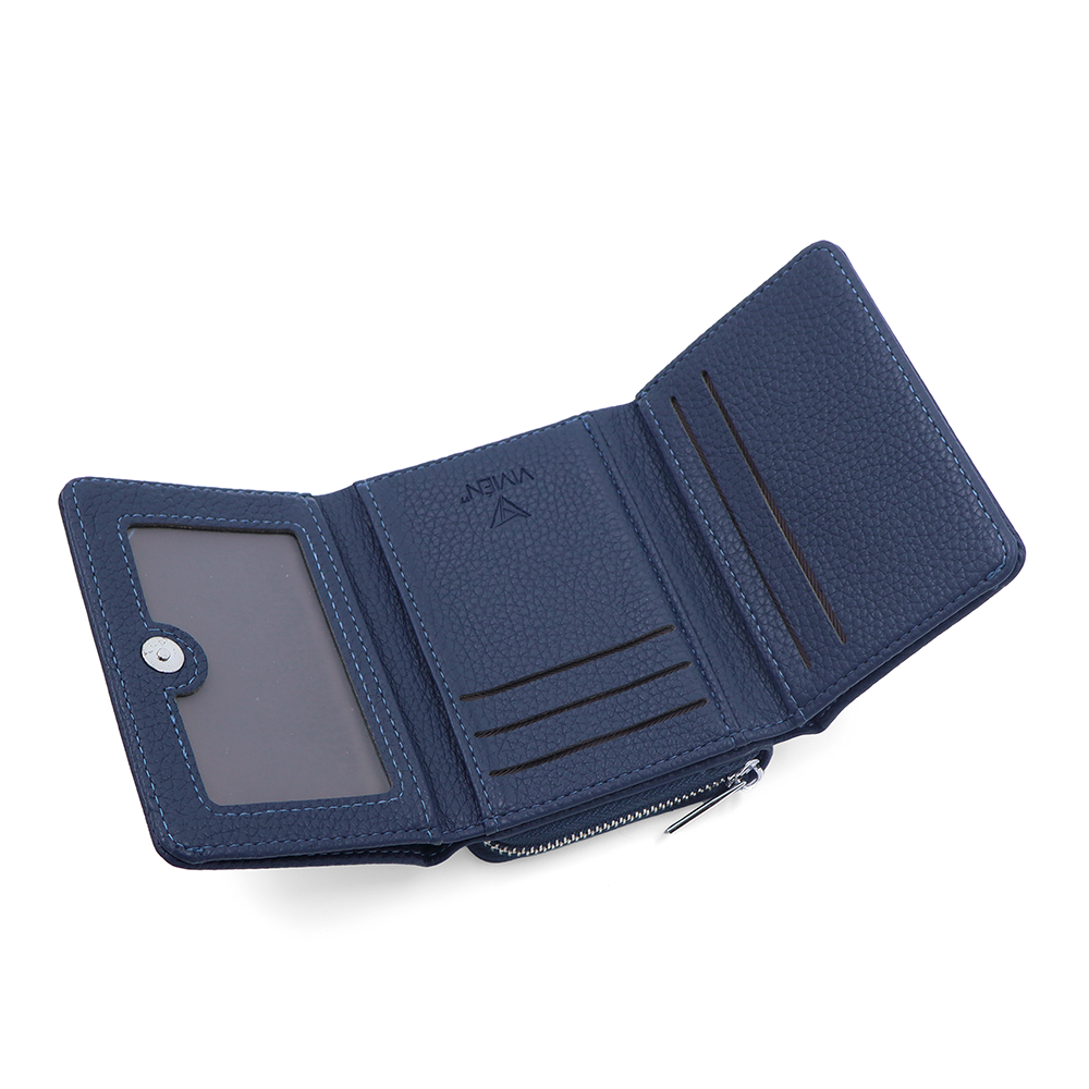 Kompakt női pénztárca – sötétkék