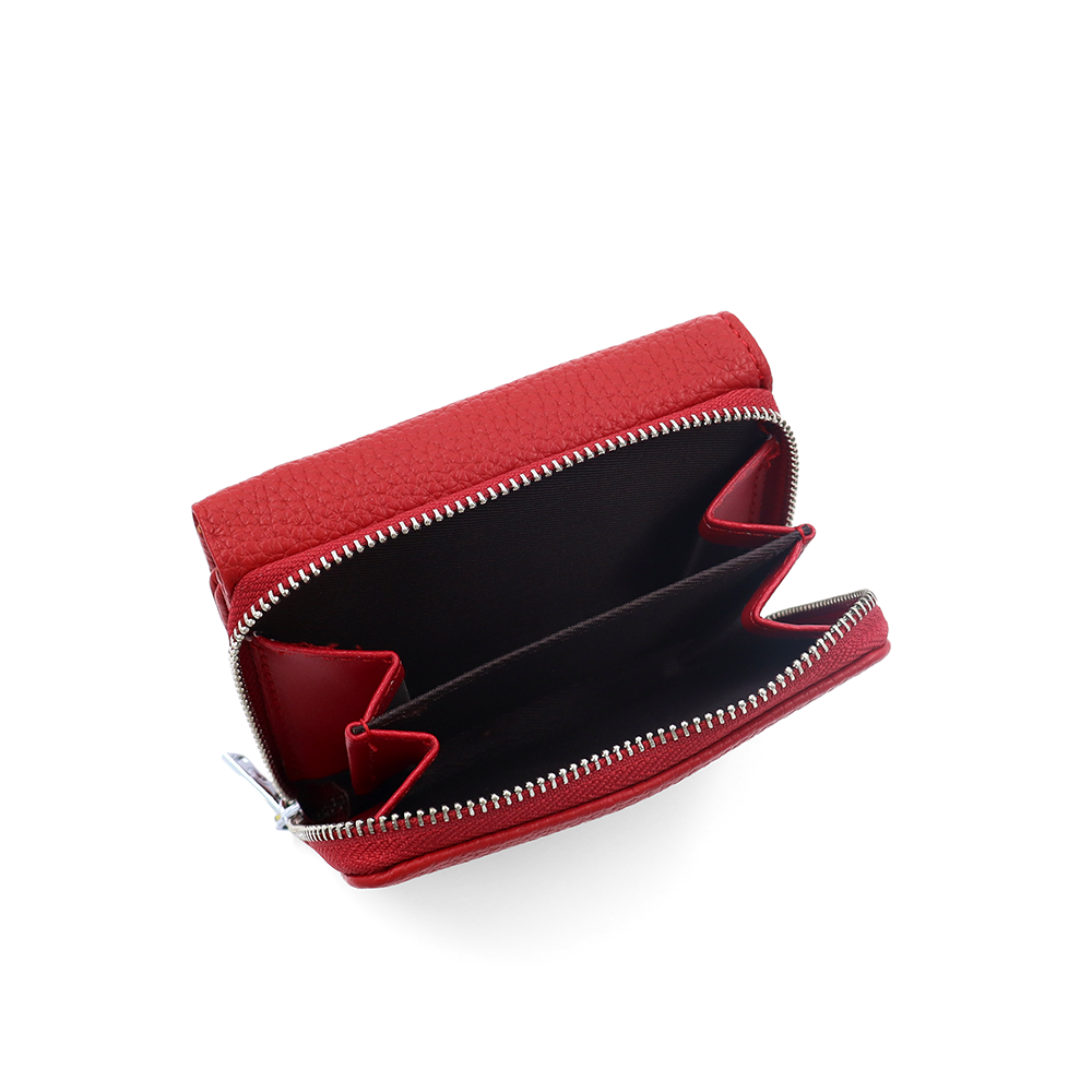 Kompakt női pénztárca – piros