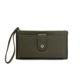 Női pénztárca csuklópánttal – zöld