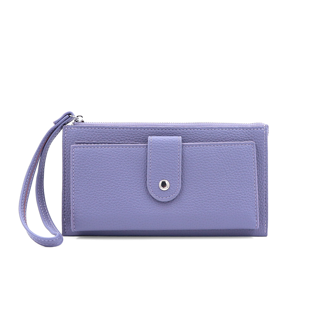 Női pénztárca csuklópánttal – lila