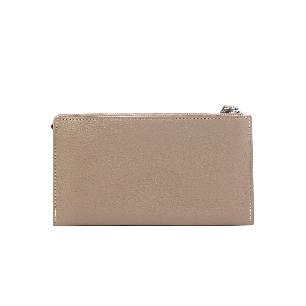 Női pénztárca csuklópánttal – világosbarna