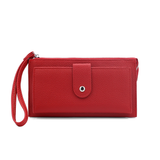 Női pénztárca csuklópánttal – piros