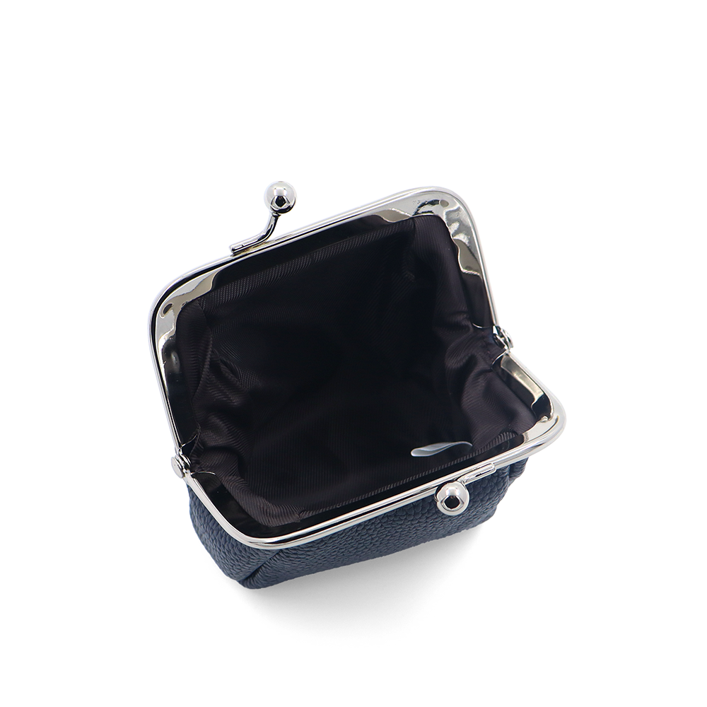 Pénztárca fémkeretes kapoccsal – sötétkék