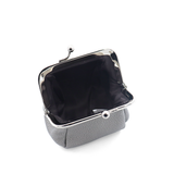 Pénztárca fémkeretes kapoccsal – ezüst