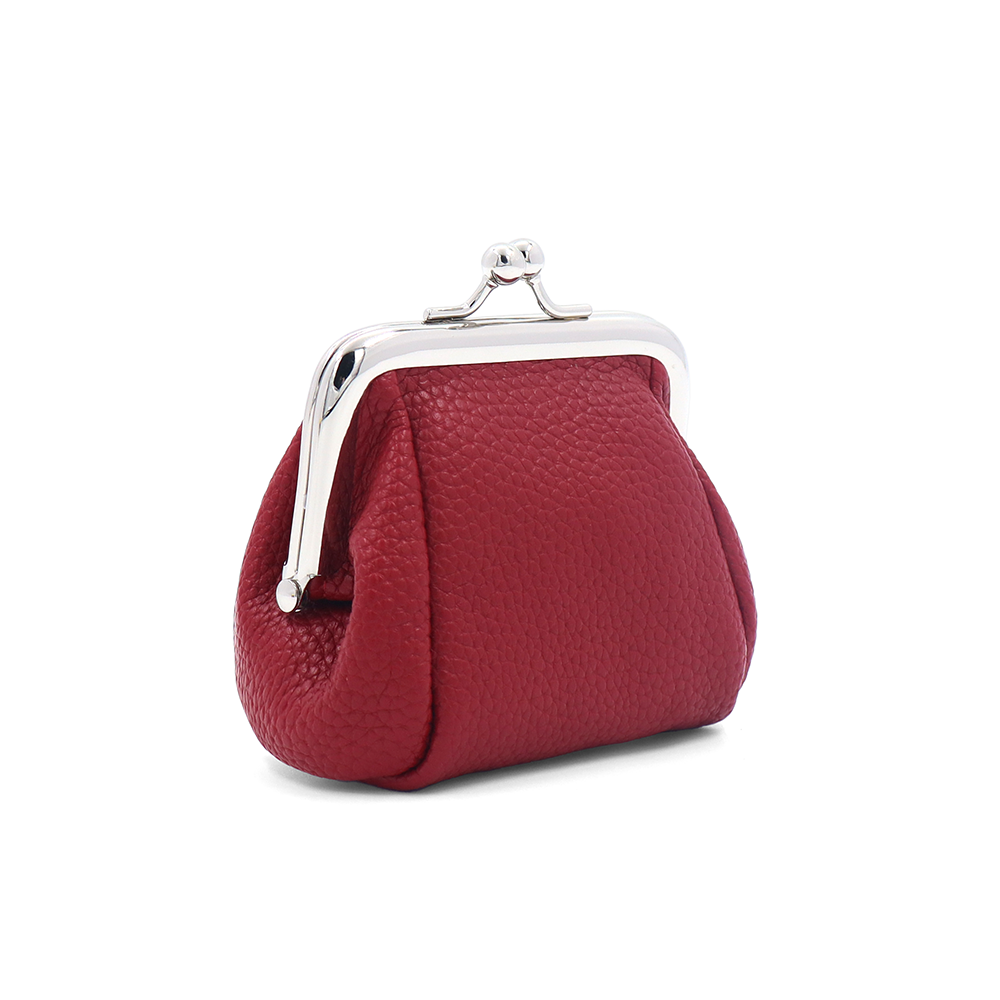 Pénztárca fémkeretes kapoccsal – piros