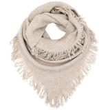 Meleg rojtokkal díszített sál – világosbarna