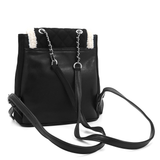 David Jones – 2 az 1-ben hátizsák és táska plüss részletekkel – fekete