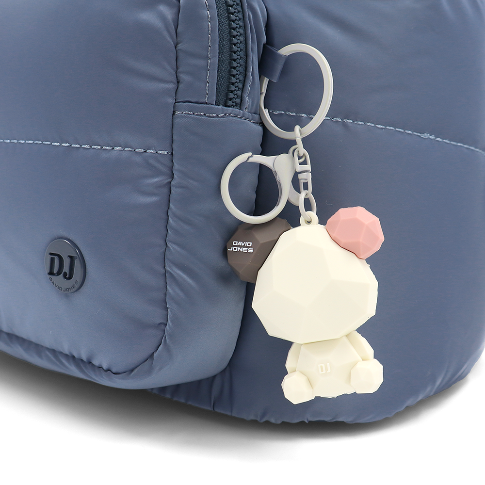 David Jones – Női vászon hátizsák macival – kék