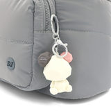 David Jones – Női vászon hátizsák macival – szürke