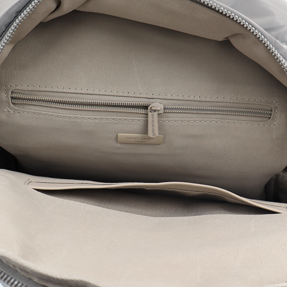 David Jones – Női vászon hátizsák macival – szürke