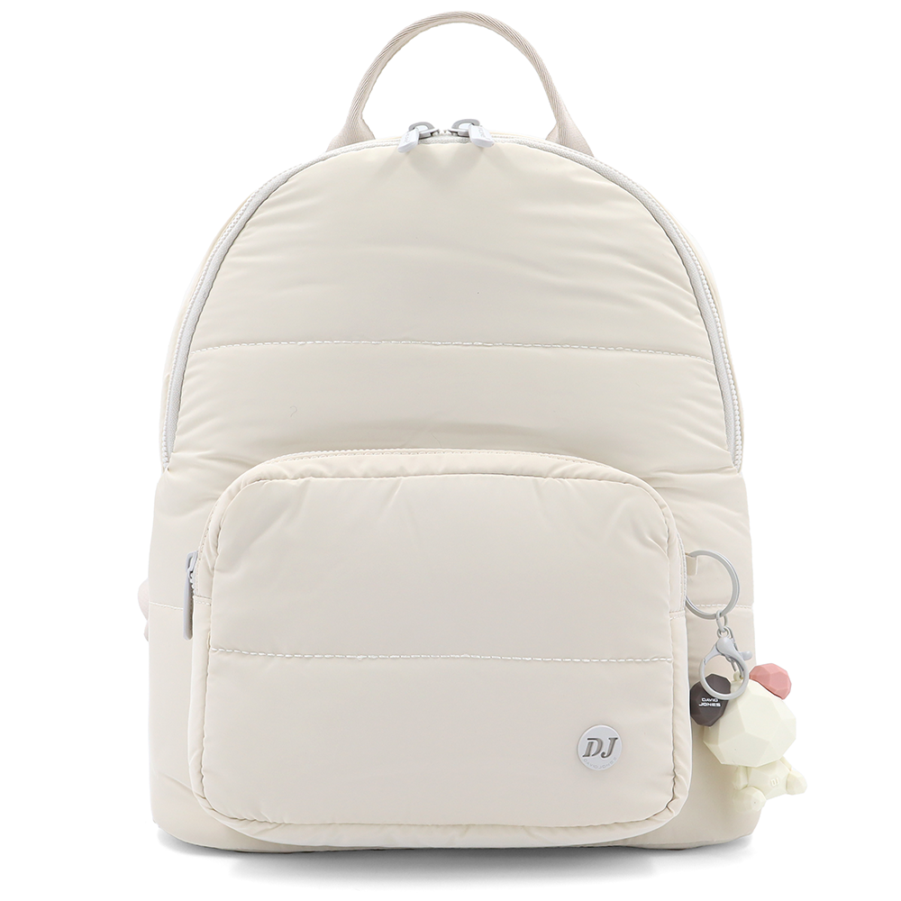 David Jones – Női vászon hátizsák macival – bézs