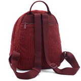 David Jones – Hátizsák kordbársonyból lógó macival – piros