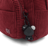 David Jones – Hátizsák kordbársonyból lógó macival – piros