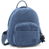 David Jones – Hátizsák kordbársonyból lógó macival – kék