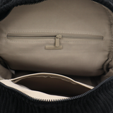 David Jones – Hátizsák kordbársonyból lógó macival – fekete