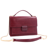 David Jones – Női válltáska mintával – bordó