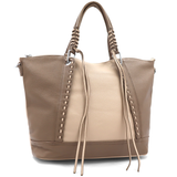 Nagy női táska – világosbarna/barna