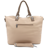 Nagy női táska – világosbarna/barna