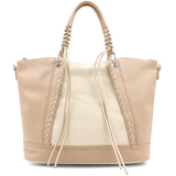 Nagy női táska – bézs/világosbarna